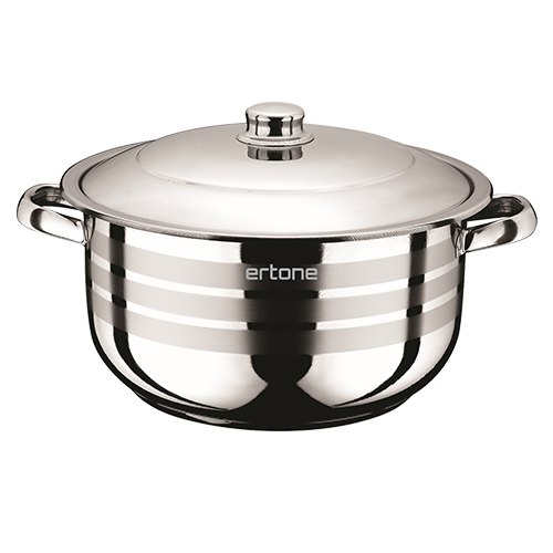 Roestvrijstalen diepe pan set 6-delig