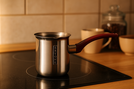 Steel coffee pot